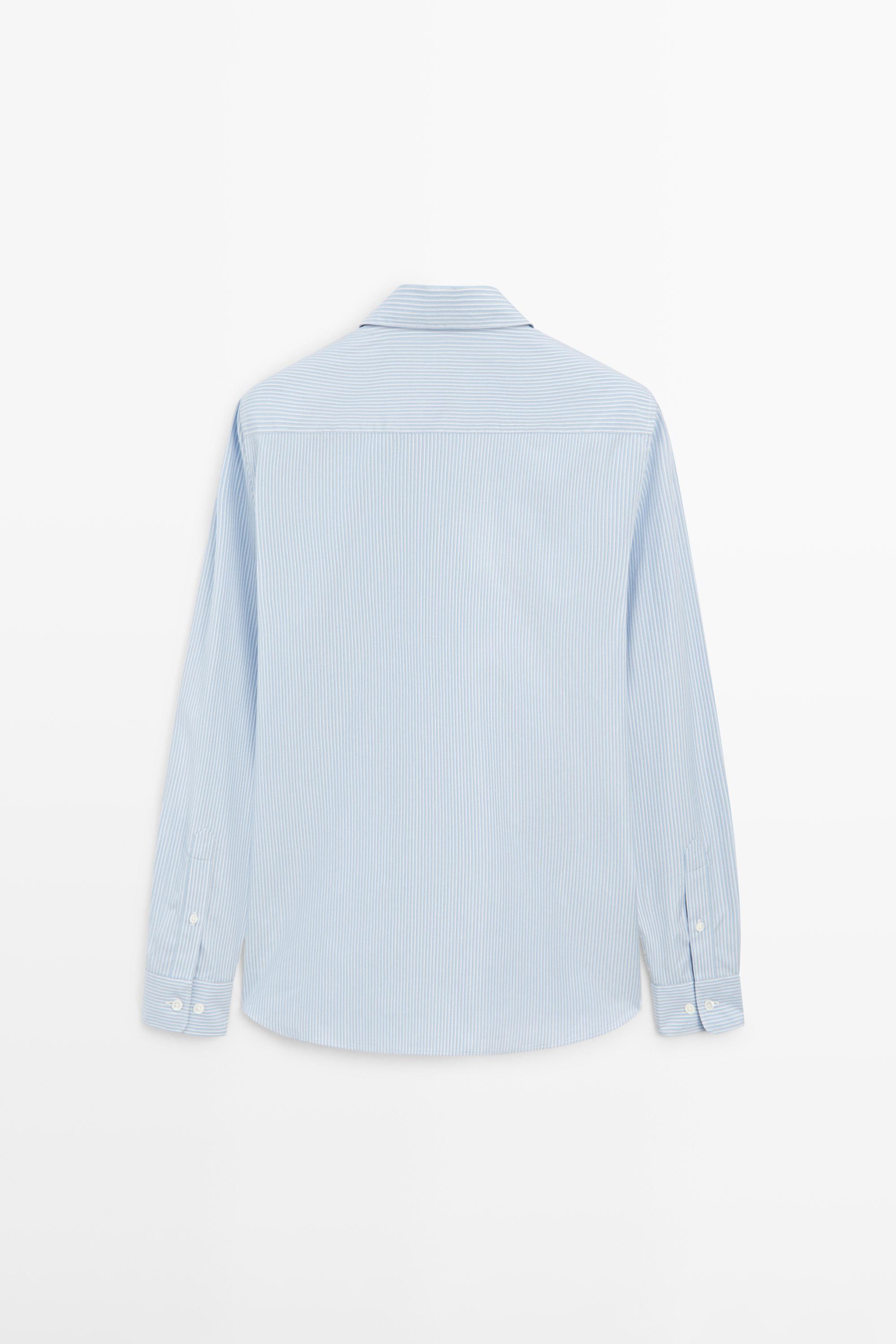 Chemise regular fit en popeline 100 % coton